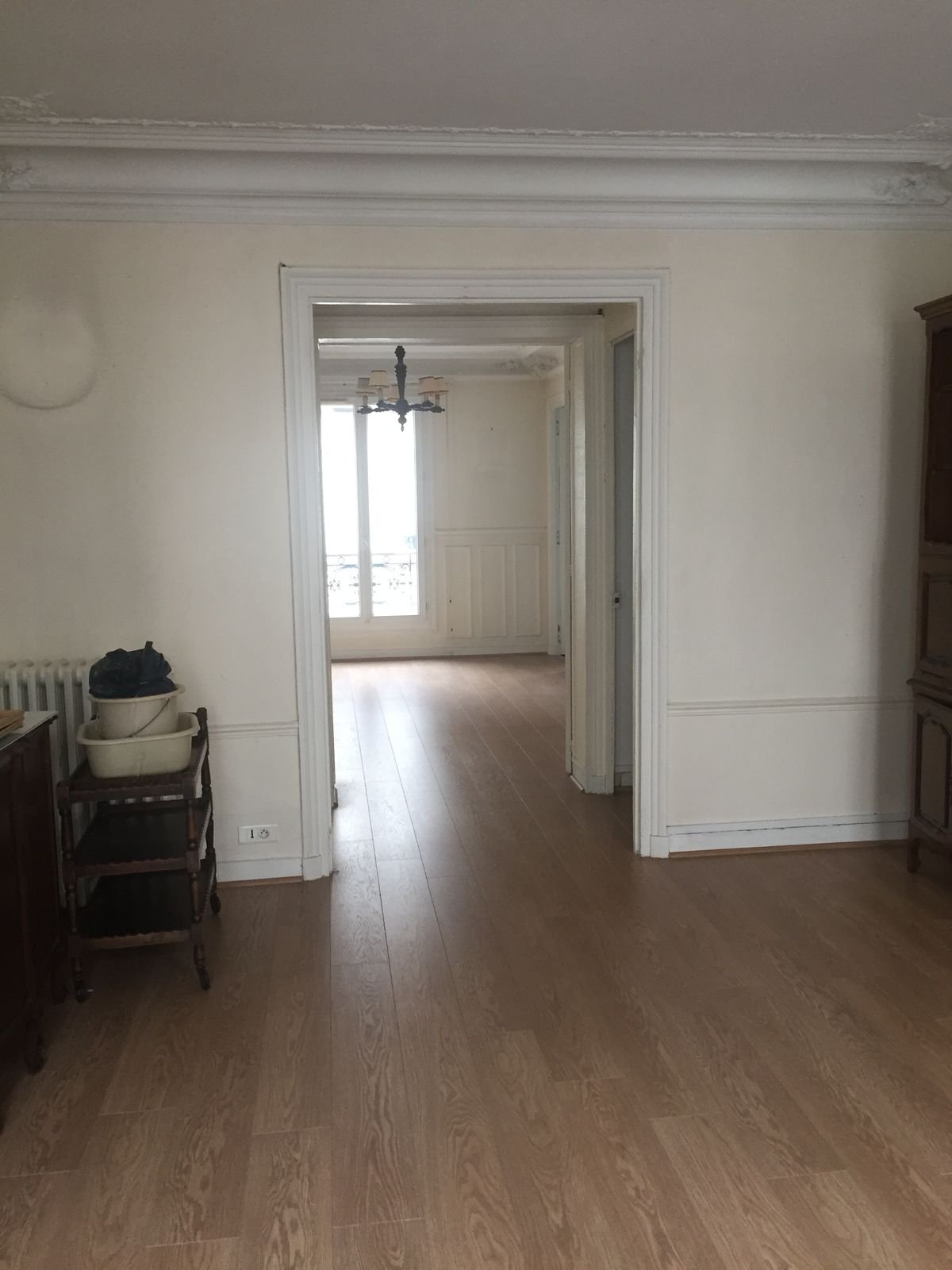 Chantier avant réhabilitation - Appartement Paris Passy